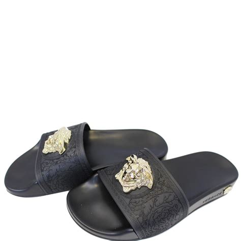 versace slides womens price|Versace baroque medusa slide.